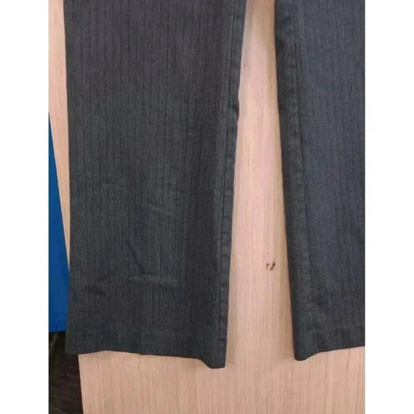 Apt. 9 Pants Womens Size 4 Gray Ava Fit Straight Leg Side Button & Zip Stretch - Picture 3 of 6